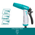 TOTAL 3-Way Plastic Trigger Nozzle with TPR Insulated Comfortable Soft Grip THWS010301. 