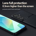 SamsungA16 5G Magnetic Holder Leather Back Cover for Samsung Galaxy A16 5G 4G Soft Silicone Shockproof Coque on Sumsung A 16 16A. 