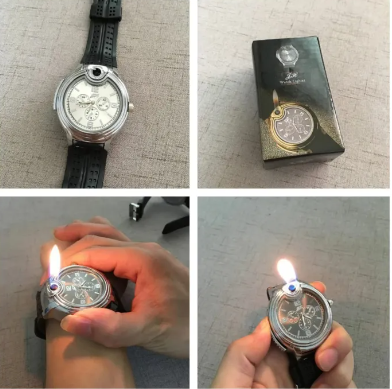 Watch | Lighter Watch | gas lighter watch | stove gas lighter | watch with lighter
