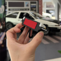 Wall-mounted antique key hook, classic style, Miata Red. 