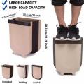 Foldable Dustbin For Kitchen Car Folding Collapsible Wall Cleaning Vegetable, Meat Waste Bin 9 Litre Capacity. 