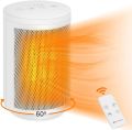MYCARBON Electric Heater - Ceramic Space Heater with Remote Control, Overheating & Tip-Over Protection, 8H Timer, 60° Oscillation - Safety Portable Heaters with Thermostat for Home Office Use uk import. 