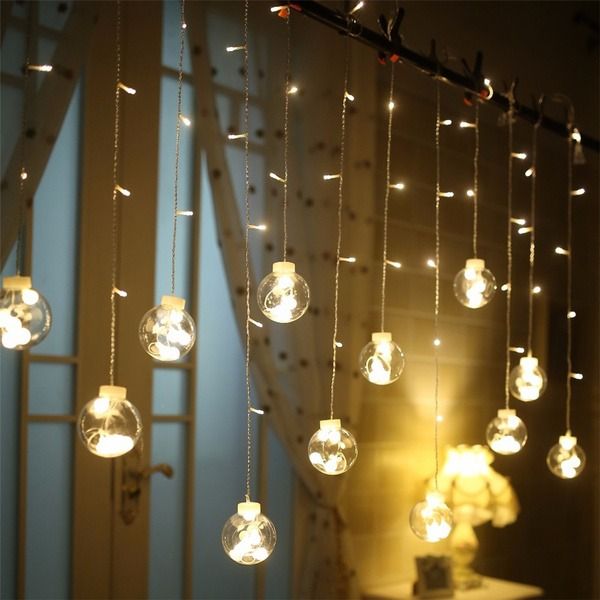 Led Wish Ball Curtain Fairy Light for Home Decor