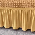 Soft Elastic Bubble Cloth Universal Sofa Cover Breathable Thick Slipcover Protector 3+1+1=5 seater. 