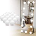 Vanity Mirror Lights Kit,LED Lights for Mirror with Dimmer and USB Phone Charger,LED Makeup Mirror Lights Kit Hollywood Style Lighting Fixture Strip for Bathroom Dressing Room Vanity Table. 