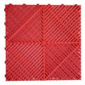 FLOOR TILES ANTI SLIP, MODULAR FLOOR TILES, NON-SLIP PLASTIC FLOOR TILES, INTERLOCKING GARAGE FLOOR TILES, PLASTIC TILES GRID DRAINAGE MAT SQUARE MAT SIZE OF 10 WIDTH 12 LENGTH. 