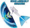 FLYING BIRD PHYSICAL WALKING TOYS FOR KIDS DAVINCI DESIGN WATER PROOF  - Thrown Bird Flying Toy With USB Charging Stunt Gowing Flapper For Space Adventures. 