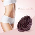 Trendy Handheld Anti Cellulite Full Body Massage Brush Slimming Beauty - dark Red. 