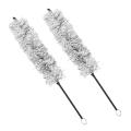 2 PCS Clarinet Absorbent Brush Cleaning Stick Brush Inner Wall Cleaning Brush Black Tube Brush Instrument Care Tool. 