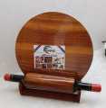 Chakla Belan with Stand, Rolling Pin, Wooden Chakla Belan with Stand for Kitchen, Chakla Belan Stand, Home and Kitchen.. 