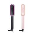 TYMO Hair Straightener Brush Bundle Of 2 Straightening Comb for Women with 5 Temp 20s Fast Heating & Anti-Scald - Black & Pink. 