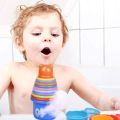 Rainbow Nesting & Stacking Cups Activity Baby Toddlers Building Set Stackers Pre-school Learning Toy For Indoor Outdoor Bathtub. 