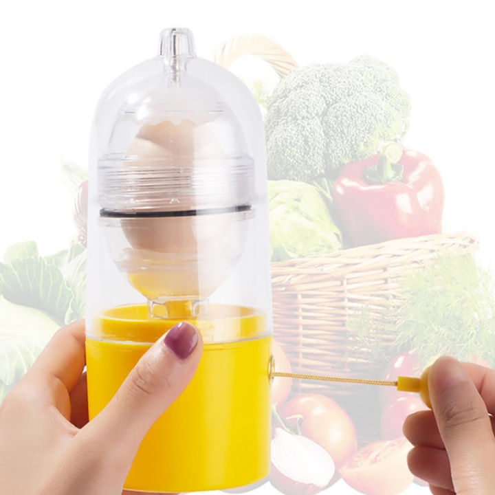 Egg Scrambler Hand Egg Shaker Mixer Food Grade Silicone Yolk Egg White Mix Tool Podazz