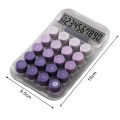 Mosbeha Workspace Calculator 12-digit Gradient Colour Desktop Calculator with Anti-slip Pads Mechanical Keyboard Countertop Calculator for Efficient Calculation Ideal for Home Office Use. 