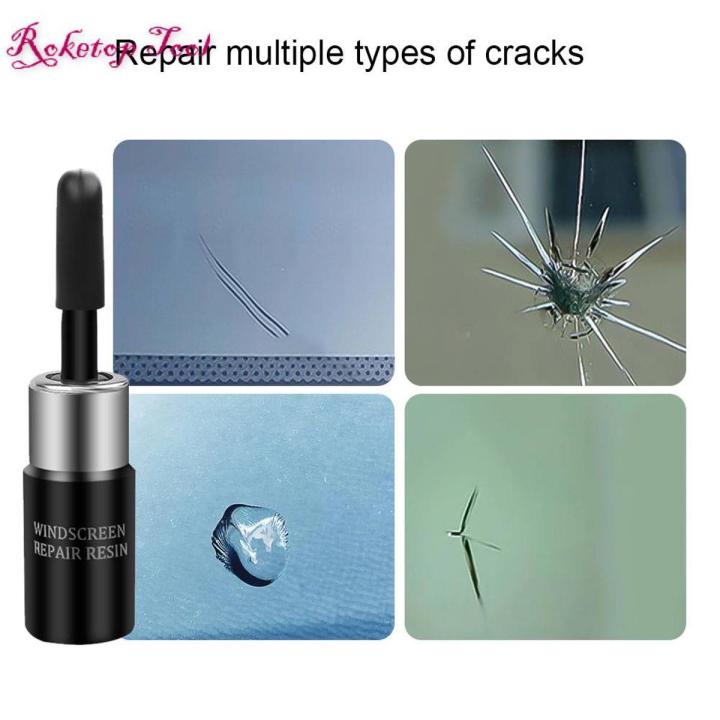Car Broken Glass Repair Kit Windshield Kit DIY Car Window Tool Glass Scratch Crack Repair Cream Repair Fluid Easy to use and operate easy to transport and store