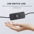 USB A Male to Female Extension Cable with Switch On / Off. 