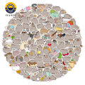 100Pcs/Set Pusheen Stickers Water Proof Cute And Funny Diverse Styles Sun-resistant Reusable DIY Decoration Sticky Note Lovely Cartoon Cat Graffiti Decal Water Bottle Suitcase Stickers for Scrapbooking Journal Album. 