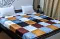 Red and Blue Super Soft Fluffy (AC) Fleece Blanket(kambal) for Double Bed King Size - Luxury Premium Quality. 