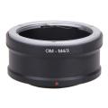 【3C VictoryEagle Store】OM-M4 / 3 Lens Adapter Ring Om M43 Camera Body Reverse Lens Adapter Ring for Olympus. 