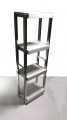 Techmanistan Heavy Duty Stainless Steel Rods Wooden Shelves Rack, Multipurposed Rack, Shoe Organizer, Kitchen Shelves Organizer Rack Books Shelves Rack Books Organizer, Outdoor Plant Pots Stand. 