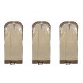 Pack of 3 – 48 Inches Dress Cover for Clothes / Garment Bags / Suit Protecting Covers for Dresses / Dust Proof / Wardrobe Organisers / Dress Covers / Garments bag. 