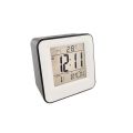 Digital LCD Alarm Clock with Light Sensor Table-Clock with Clap Tap Sensor Timepiece Date and Temperature Backlight Night Snooze  For Bedrooms Bedside Kids Adults Home Decoration for Living Room. 