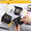 Graduation Decorations 50PCS Graduation Candy Box DIY Grad Cap Box for Graduation Gift Graduation Party Favors Decor. 