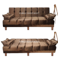 Customize Sofa CumBed 3 Seater Brown & Valvet  Special Offer Available. 