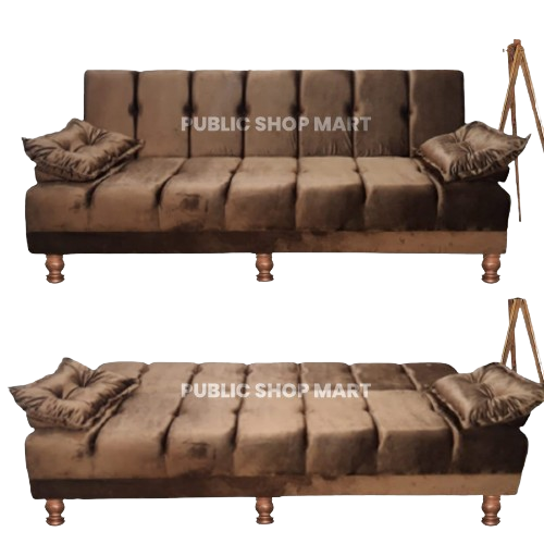 Customize Sofa CumBed 3 Seater Brown & Valvet  Special Offer Available