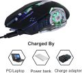HXSJ T28 Rechargeable Wireless Mouse with 6 Buttons Adjustable DPI, 2.4G Wireless Ergonomic Optical Mouse – Noise Reduction, high Precision Mouse for Laptop/Desktop/PC (Black). 