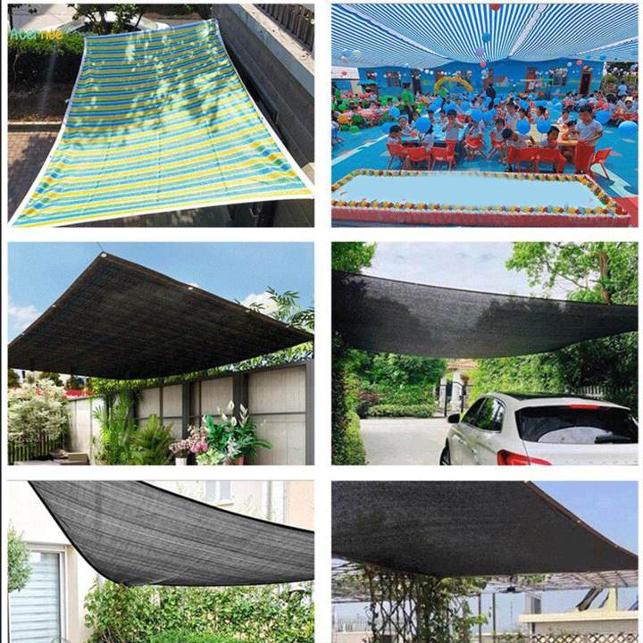 Shade Fabric Greenhouse Shade Sail Easy to Install Mesh Tarp with Grommets Shade Net for