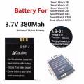 LQ-S1 Battery for  DZ- 09 / QW-09 / W-8 / A1 / V8 / X6 / GJD / DJ-09 / HLX-S1 / LQ-S1 / AB-S1 / M9 / FYM-M9 / JJY-S1 / SCX-M9-CE with complete 380mah Capacity-Black. 