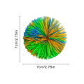 Rainbow Koosh Ball Juggling for Kids Outdoor Sport Game Toys for Boys Men Women Kids Sensory Toy Ball for Home School Office. 