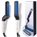 Men Quick Beard Straightener Styler Comb Multifunctional Hair Curling Curler Show Cap Tool Electric Hair Styler for Men Hair Styling Brush. 