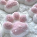 1 A White 【BIG SALE】 Kawaii Cat Paw Sticky Squeeze Toy Soft Realistic Jelly Glitter Cat's Claw Squishy Stress Relief Toys Kids Adults Unique Gifts. 