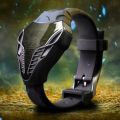 LED Digital Military Watch Cobra Men Wathces Colorful Silicone Triangle Dial Snake Head Sports Wristwatch Arm Band. 