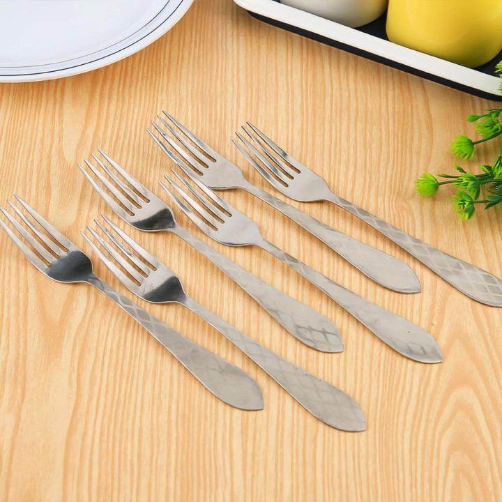 Dinner Forks, Heavy-Duty Stainless Steel Dinner Forks Set of 12