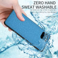 Casinglee For Honor X7 Linen Phone Case Hard Cloth Back Cover With Soft Frame Anti-knock Cases For Honor X7. 