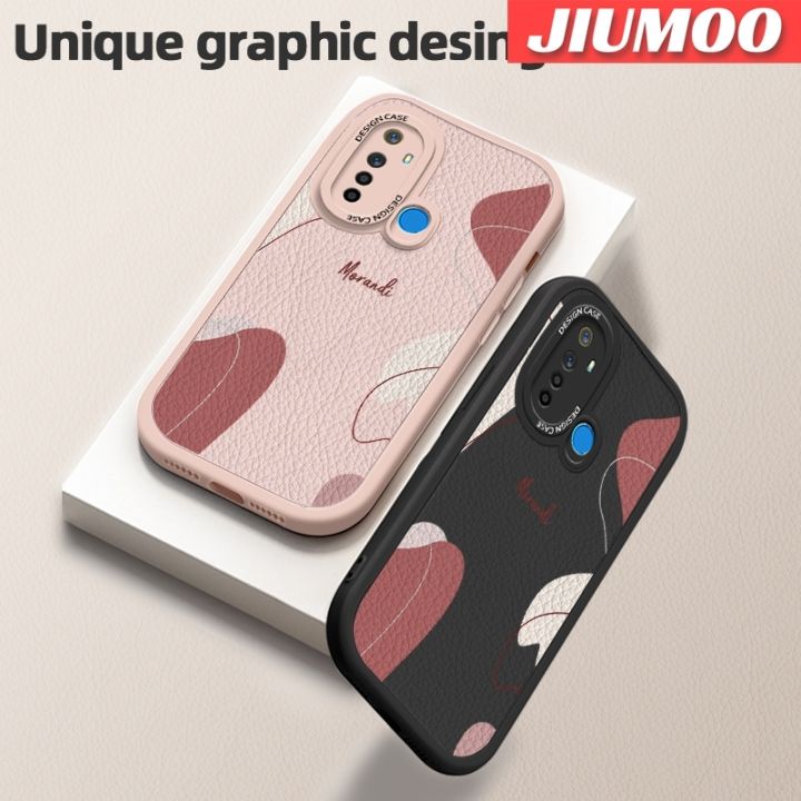 JIUMOO%20For%20Realme%205%205i%205s%206i%20Case%20Fashion%20Simple%20Morandi%20Thin%20New%20Design%20Leather%20Soft%20Back%20Cover%20Camera%20Protection%20Cases%20Shockproof%20Casing%20-%20Image%204