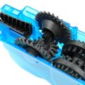 Bicycle Chain Cleaner Cycling Bike Machine Brushes Scrubber Wash Tool Kit Mountaineer Bicycle Chain Cleaner Tool Kits(Blue). 