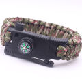 Umbrella rope bracelet knife outdoor lighter knife multi-function bracelet bracelet for survival outdoor adventure camping. 