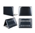 Hardshell Case Cover For Apple Macbook Air 13 Inch A1369 A1466 - Black & Transparent. 