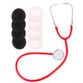 4Pcs/set Stethoscope Cover Head Diaphragm Protector Replacement Parts Accessories Sleeve Silicone Cover Gener. 