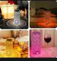 GST Crystal Diamond Touch Lamp With Remote 16 Colors Dimming Usb Rechargeable For Room Decor Aesthetic, For Bedroom Living Room Party Dinner. 