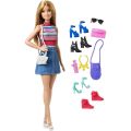 BARBIE: DOLL WITH FASHION ACCESSORIES (FVJ42). 