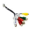 20 Pin Android Car Stereo Automotive Connector RCA Wiring Harness Adapter 7-Head RCA Audio/Video AUX Cable. 