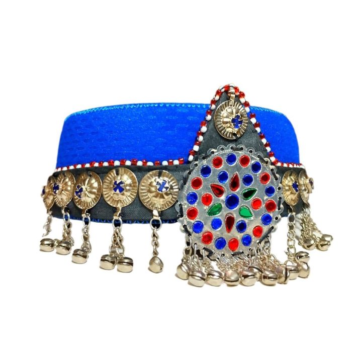 Halima%20Sultan%20style%20Handmade%20Cap%20for%20Women%20&%20Girls%20with%20Jewellery%20-%20Image%204