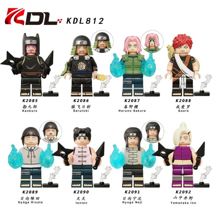 Single Sale NARUTO Building Blocks Figures Gaara Haruno Sakura Kankuro Minifigure Building Bricks For Children Toys KDL812
