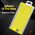 Baseuse case Compatible for Iphone 12 Pro Max Back cover Jelly Pouch. 