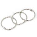 100Pcs 19Mm Loose Leaf Binder Rings Key Rings Book Rings Binder Rings for Scrapbook/Album/Craft. 